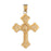 14k Yellow Gold Cross Charm