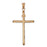 14k Yellow Gold Cross Charm