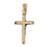 14k Yellow Gold Cross Charm