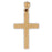 14k Yellow Gold Cross Charm