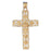 14k Yellow Gold Crucifix Charm