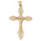 14k Yellow Gold Crucifix Charm