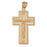 14k Yellow Gold Crucifix Charm