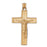 14k Yellow Gold Crucifix Charm