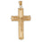 14k Yellow Gold Crucifix Charm