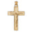 14k Yellow Gold Crucifix Charm