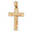 14k Yellow Gold Crucifix Charm