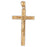 14k Yellow Gold Crucifix Charm