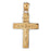 14k Yellow Gold Crucifix Charm