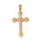 14k Yellow Gold Crucifix Charm