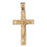 14k Yellow Gold Crucifix Charm