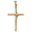 14k Yellow Gold Crucifix Charm