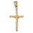 14k Yellow Gold Crucifix Charm