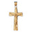 14k Yellow Gold Crucifix Charm