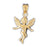 14k Yellow Gold Angel Charm