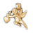 14k Yellow Gold Angel Charm