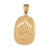 14k Yellow Gold Menorah Charm