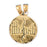 14k Yellow Gold Mizpah Charm