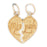 14k Yellow Gold Mizpah Charm