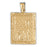 14k Yellow Gold Wailing Wall Charm