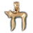 14k Yellow Gold Chais Charm