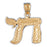 14k Yellow Gold Chais Charm