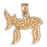 14k Yellow Gold Chais Charm