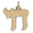 14k Yellow Gold Chais Charm