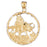 14k Yellow Gold Chinese Zodiacs -Tiger Charm
