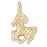 14k Yellow Gold Zodiac - Aries Charm