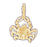 14k Yellow Gold Zodiac - Cancer Charm