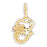 14k Yellow Gold Zodiac - Scorpio Charm