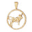 14k Yellow Gold Zodiac - Taurus Charm