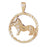 14k Yellow Gold Zodiac - Leo Charm