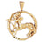 14k Yellow Gold Zodiac - Sagittarius Charm