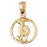 14k Yellow Gold Zodiac - Capricorn Charm