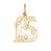 14k Yellow Gold Fifteen, 15 Charm