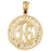 14k Yellow Gold 16, Sixteen Charm