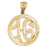 14k Yellow Gold 16, Sixteen Charm