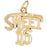 14k Yellow Gold Sweet 16 Charm