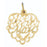 14k Yellow Gold We Love You Mom Charm