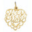 14k Yellow Gold We Love You Mom Charm