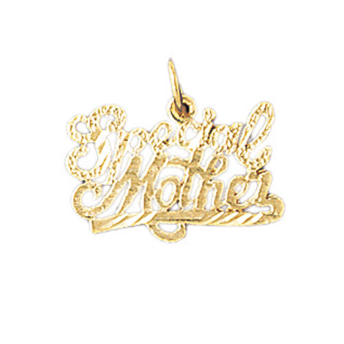 14k Yellow Gold Special Mother Charm