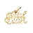 14k Yellow Gold Special Mom Charm