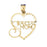 14k Yellow Gold Special Mom Charm