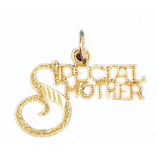 14k Yellow Gold Special Mother Charm