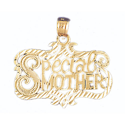 14k Yellow Gold Special Mother Charm