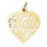 14k Yellow Gold Mom Charm