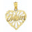 14k Yellow Gold Mom Charm