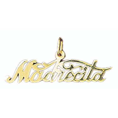 14k Yellow Gold Madrecita Charm